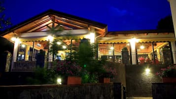Front of property – evening/night