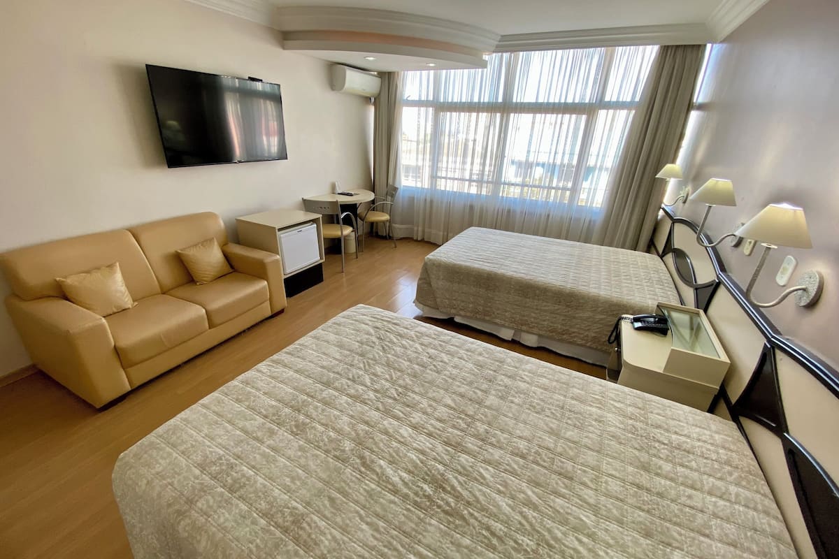 superior suite, 2 double beds | minibar, desk, blackout curtains, soundproofing