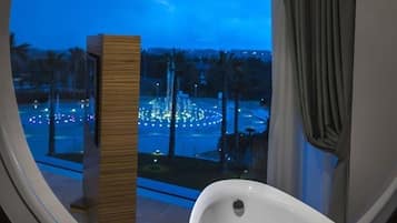 Bañera de hidromasaje privada