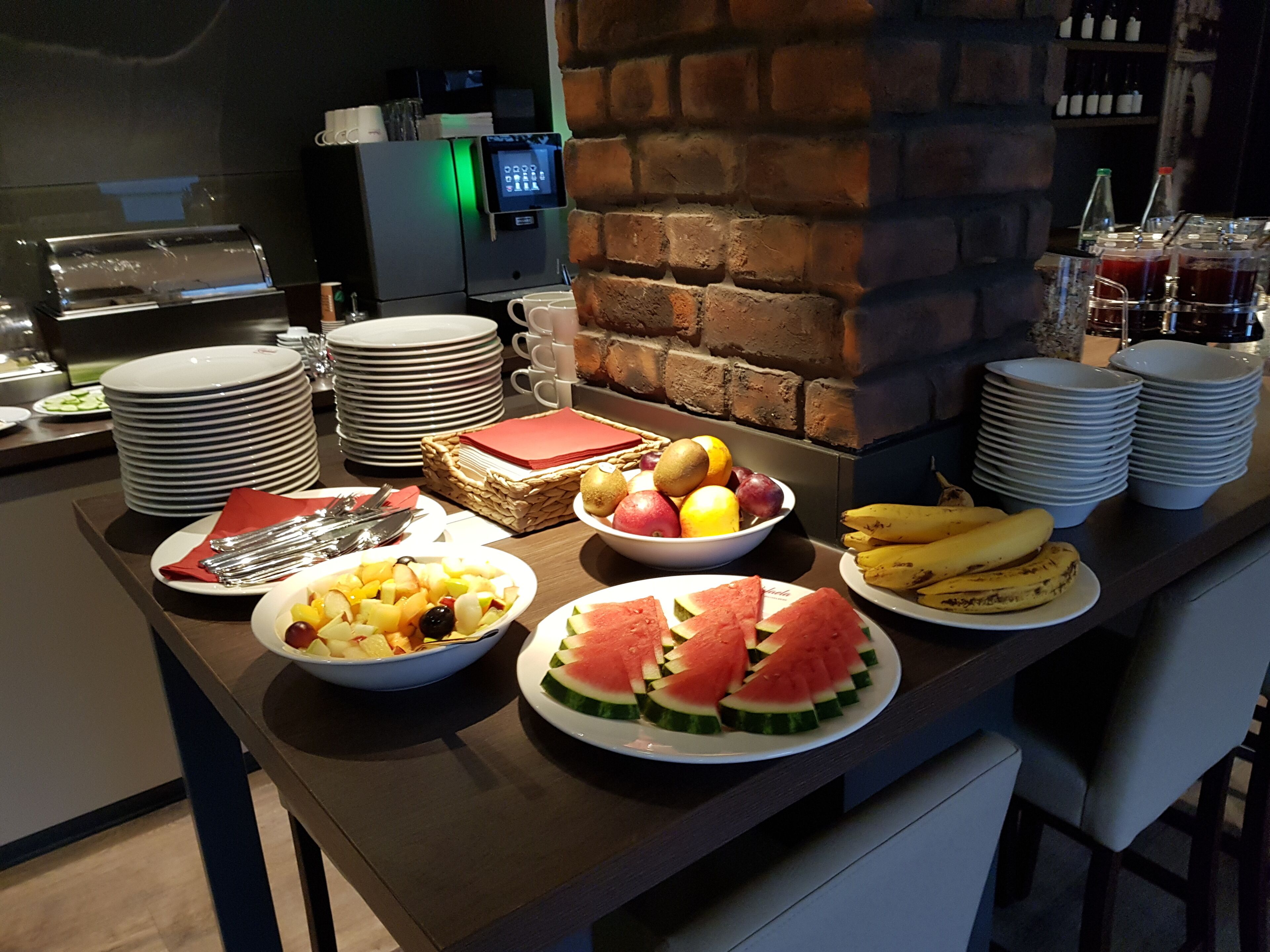 daily buffet breakfast (eur 9.5 per person)