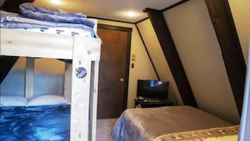 Kabin Keluarga, Beberapa Tempat Tidur, Bebas Asap Rokok | Setrika/meja setrika, Wi-Fi gratis, dan seprai linen