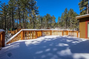 Terrace/patio - Webb Cabin Mountain (Angel Fire)
