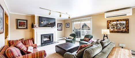 TV connectée, cheminée