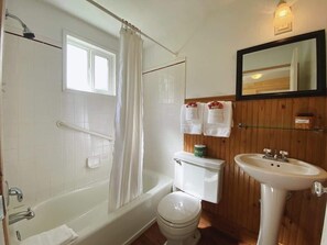 Combinació de dutxa i banyera i assecador de cabells