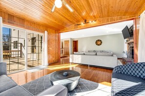 Televisión, chimenea, videojuegos y Netflix