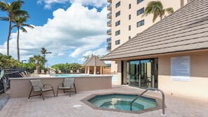 A heated pool - Seawinds 801-Beachfront Condominium with Unbeatable Gulf front Views from Oversized Balcony! (Marco Island)