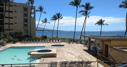 Oceanview, Aire acondicionado 1 cama pasos a la piscina y el océano en Sugar Beach Resort