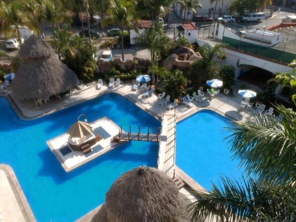 Alberca al aire libre 