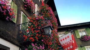View from property - Hotel Croix D Or Et Poste Historisches Hotel (Goms)