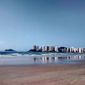 En la playa 