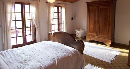 Village house in the foothills of the Pyrenees Orientales