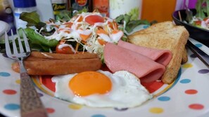 Daily continental breakfast (THB 120 per person)