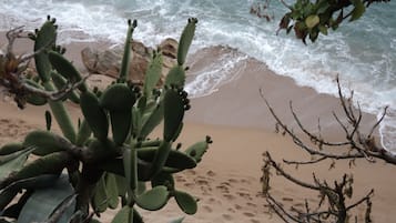 Vlak bij het strand