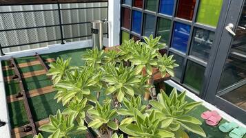 Signature-loftíbúð - mörg rúm - reyklaust | Verönd/útipallur