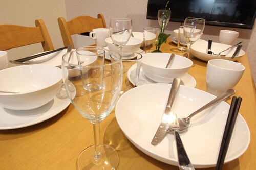 客室内のダイニングエリア