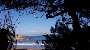 Playa en los alrededores y camastros