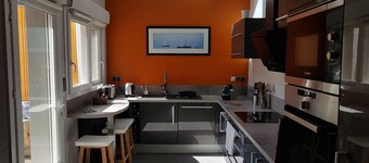 Ny i Wimereux, sjøsiden, Villa Azious noen komfort, 10 personer