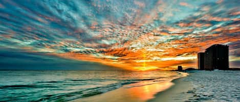 Aan het strand, ligstoelen aan het strand