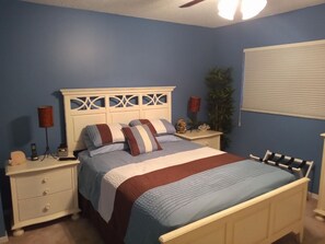 2 bedrooms, desk, iron/ironing board, free WiFi