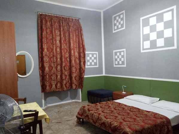 Premium bedding, desk, free WiFi, bed sheets