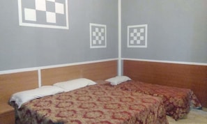 Premium bedding, desk, free WiFi, bed sheets