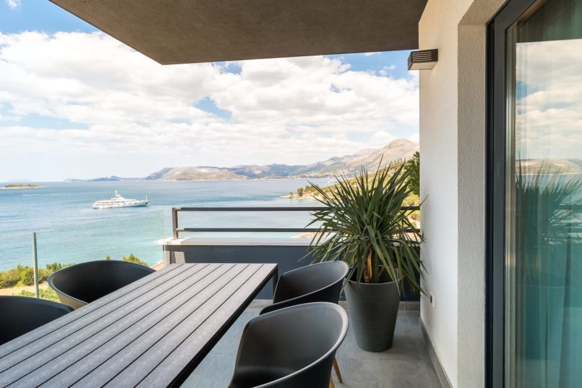 Appartamento Standard, balcone, vista mare (Beta) | Balcone