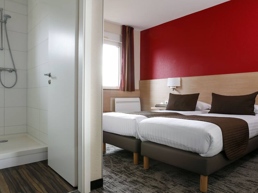 Individually decorated, individually furnished, desk, blackout curtains