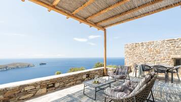 Duplex, 1 Bedroom, Sea View | Terrace/patio
