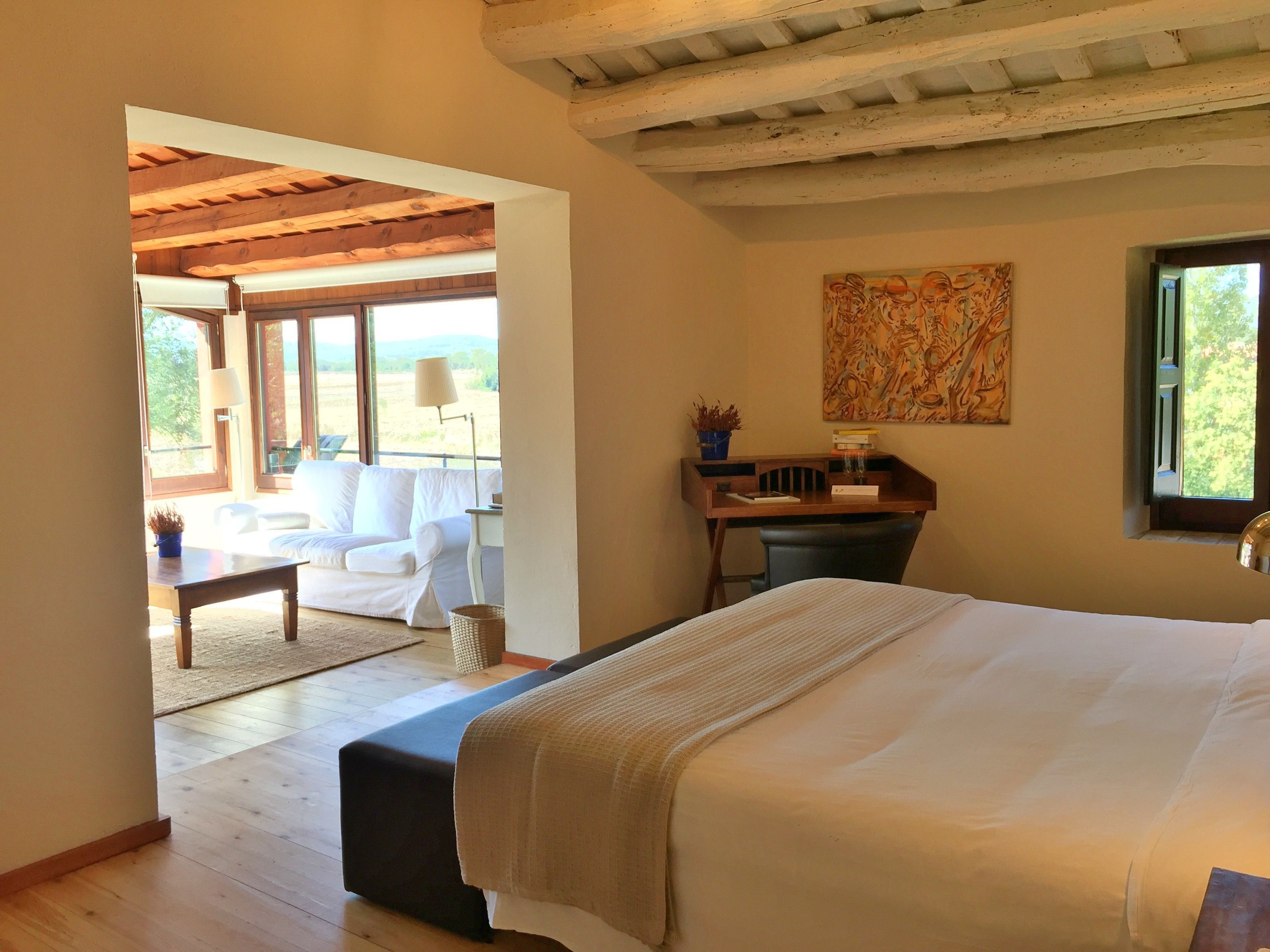 Junior suite, uitzicht op tuin | 1 slaapkamer, gratis wifi, beddengoed