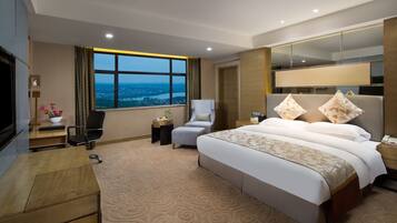 In-room safe, desk, blackout curtains, soundproofing