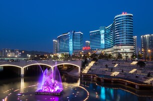 Front of property – evening/night