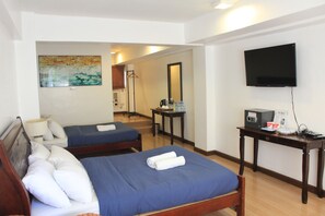 Standard Room, 2 Queen Beds, Non Smoking | Premium bedding, desk, free WiFi, bed sheets - Laiya White Cove Beach Resort (San Juan)