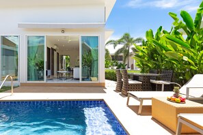 Terrace/patio - Tropical Stay at 2BR Pool Villa Greens 8 (Rawai)