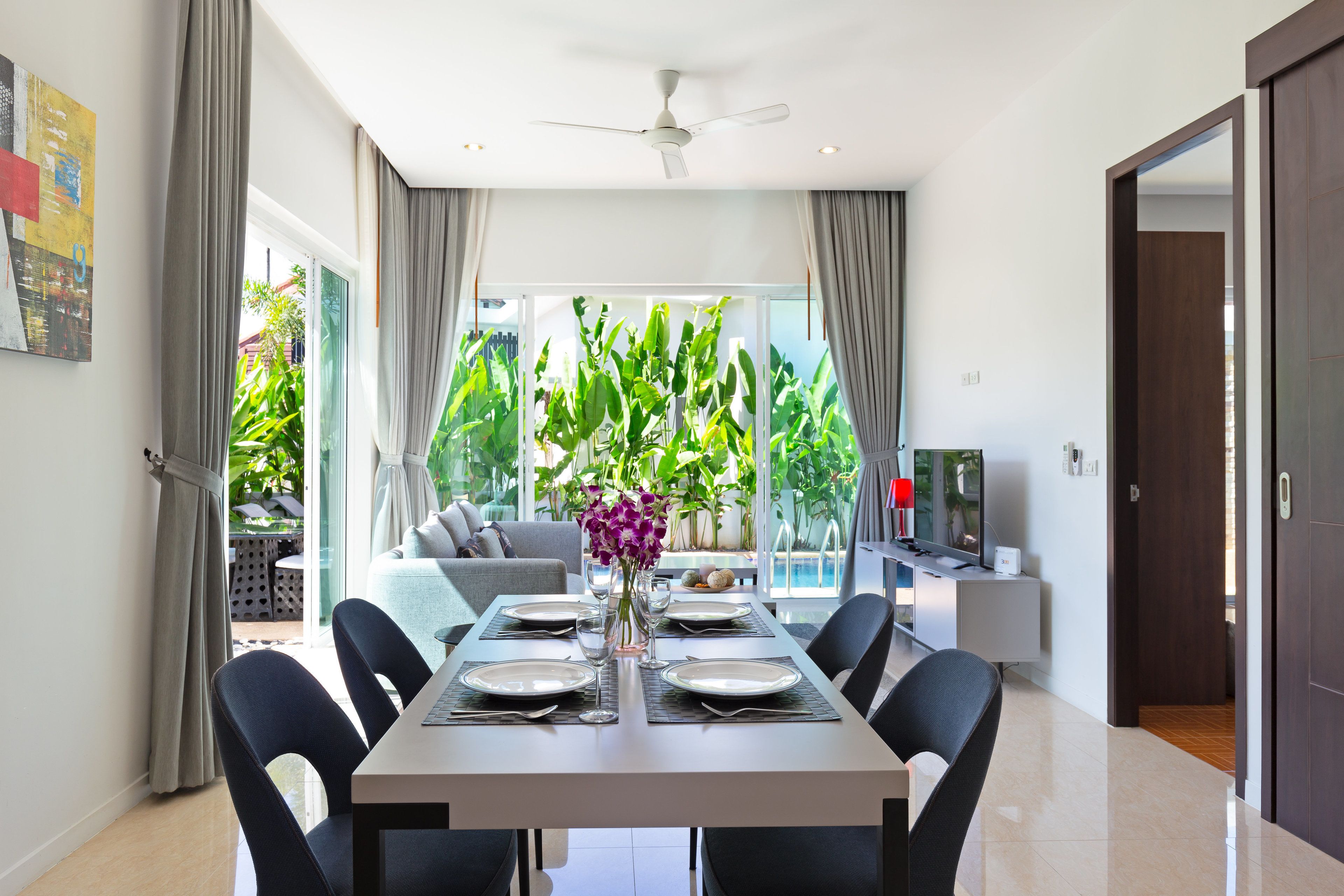 2 Bedrooms Pool Villa | Spiseområde på rommet