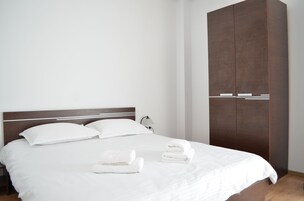 标准公寓, 1 间卧室 | 1 多间卧室、埃及棉床单、高档床上用品、羽绒被