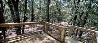 SNOW'S LOG CABIN  ON LAKE DARDANELLE ON DUBLIN BAY 🐟🦌