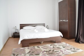 Basic-Apartment, 1 Schlafzimmer | 1 Schlafzimmer, Bettwäsche aus ägyptischer Baumwolle