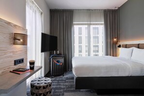 Rom, 1 queensize-seng, hjørnerom | Blendingsgardiner, lydisolert og barnesenger (inkludert)