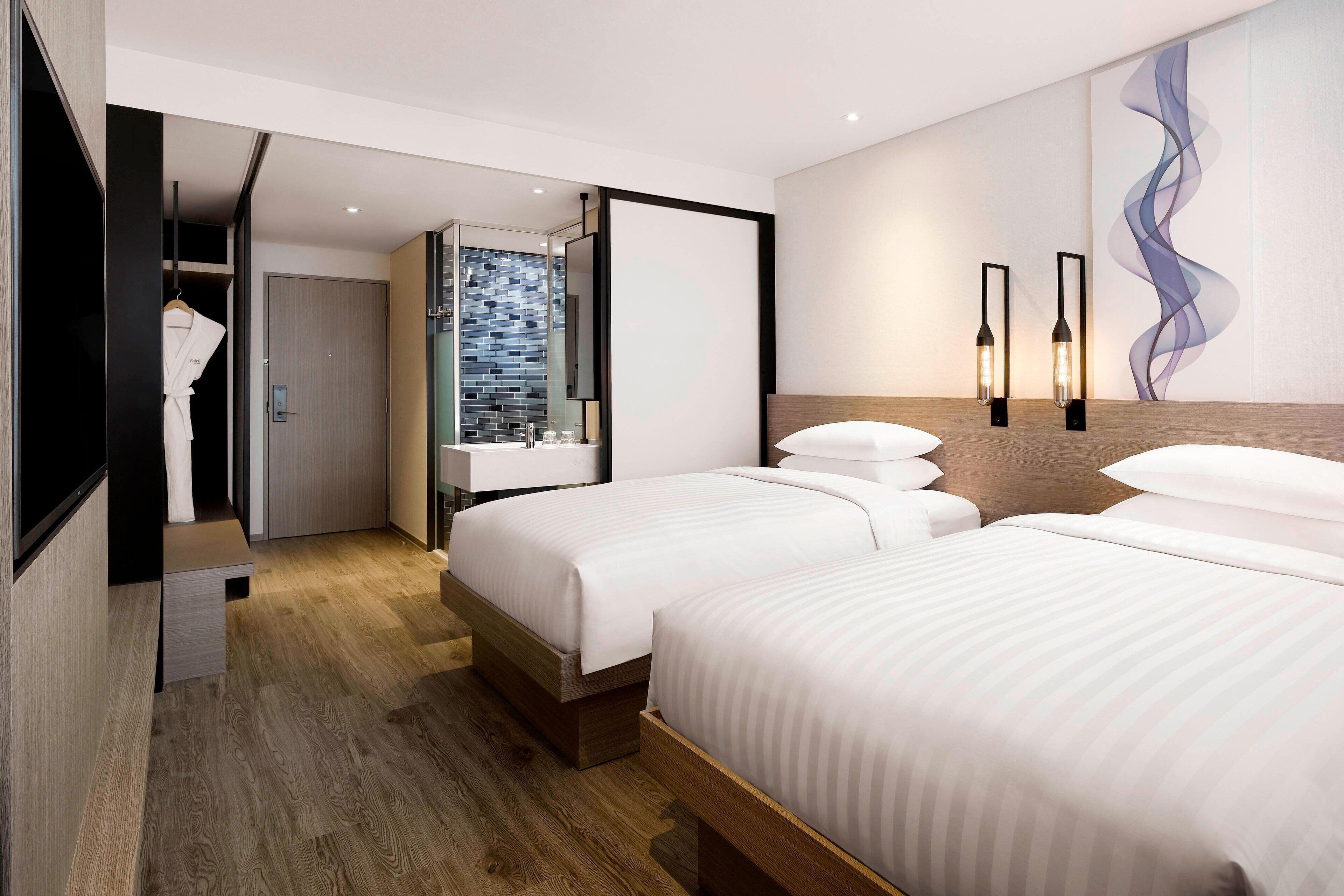 premier room, 2 single beds, city view | 1 bedroom, desk, iron/ironing board, free cots/infant beds