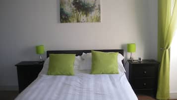 Individually decorated, individually furnished, iron/ironing board