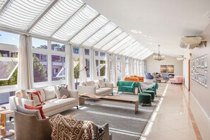 Sitteområde i lobbyen