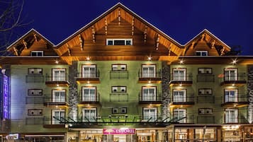 Front of property – evening/night