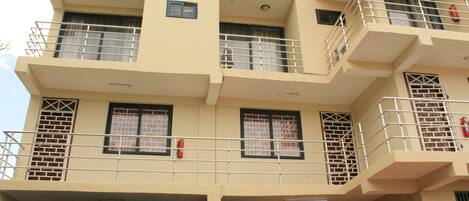 Voorkant van accommodatie