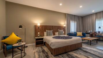 Habitación Deluxe doble, 2 camas de matrimonio, no fumadores | Escritorio, wifi gratis, ropa de cama