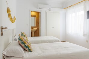 Down comforters, free WiFi, bed sheets