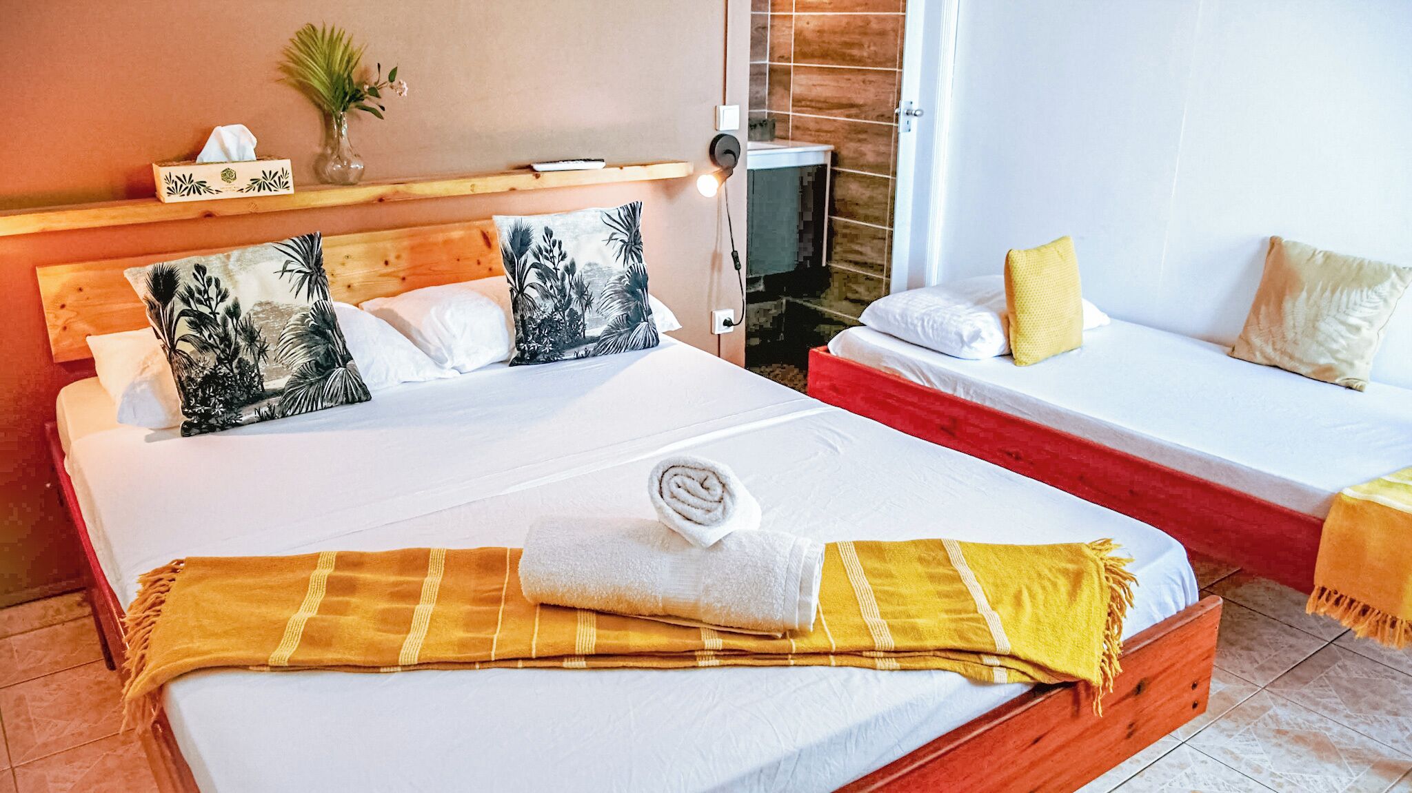 standard triple room, multiple beds, non smoking | blackout curtains, iron/ironing board, cots/infant beds, rollaway beds