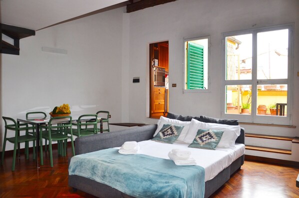 Apartment, 3 Schlafzimmer | 3 Schlafzimmer, Babybetten, kostenloses WLAN, Bettwäsche