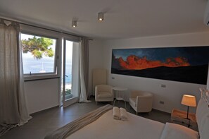 华丽公寓, 2 间卧室, 海景 (Mezzogiorno) | 迷你吧、办公桌、遮光窗帘、免费婴儿床