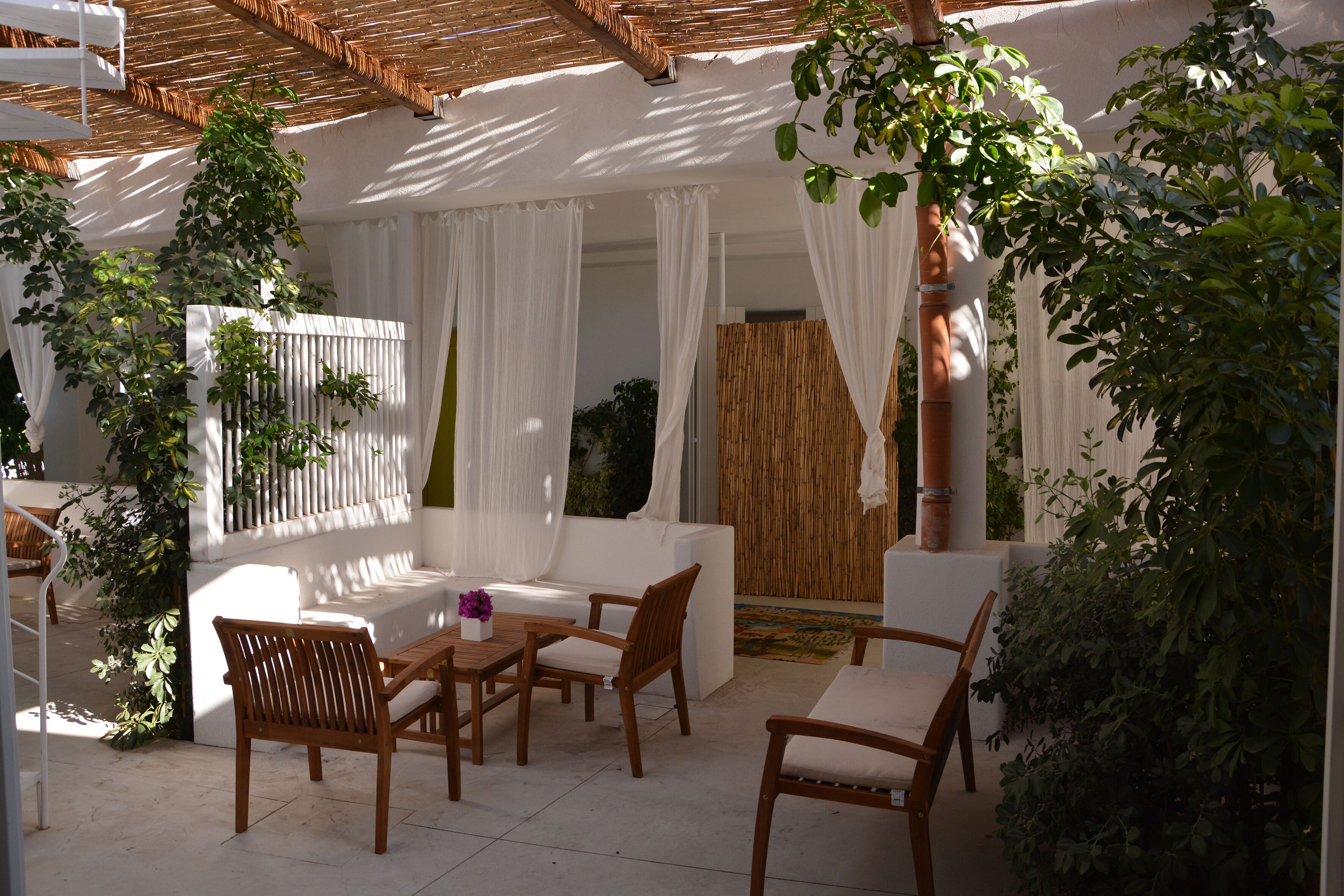 Appartement Luxe, 2 chambres, vue mer (Scirocco) | Terrasse/Patio