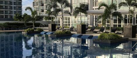 Outdoor pool, a lap pool